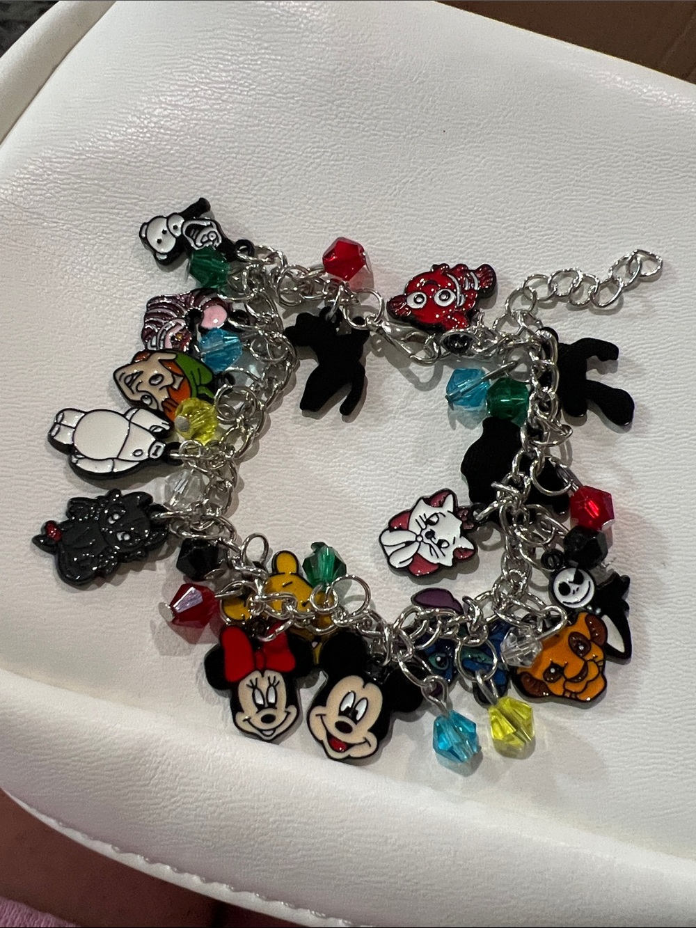Disney Character Charm Bracelet in Multicolor